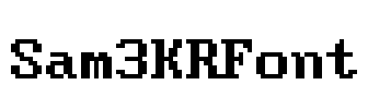 Sam3KRFont Font Image