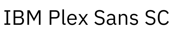 IBM Plex Sans SC Font Image