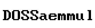 DOSSaemmul Font Image