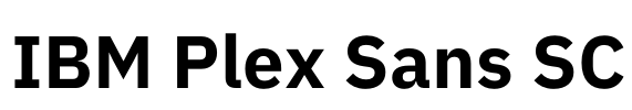 IBM Plex Sans SC Font Image