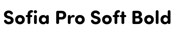 Sofia Pro Soft Bold Font Image