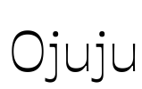 Ojuju 字体预览图