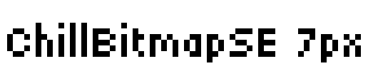 ChillBitmapSE 7px 字体预览图